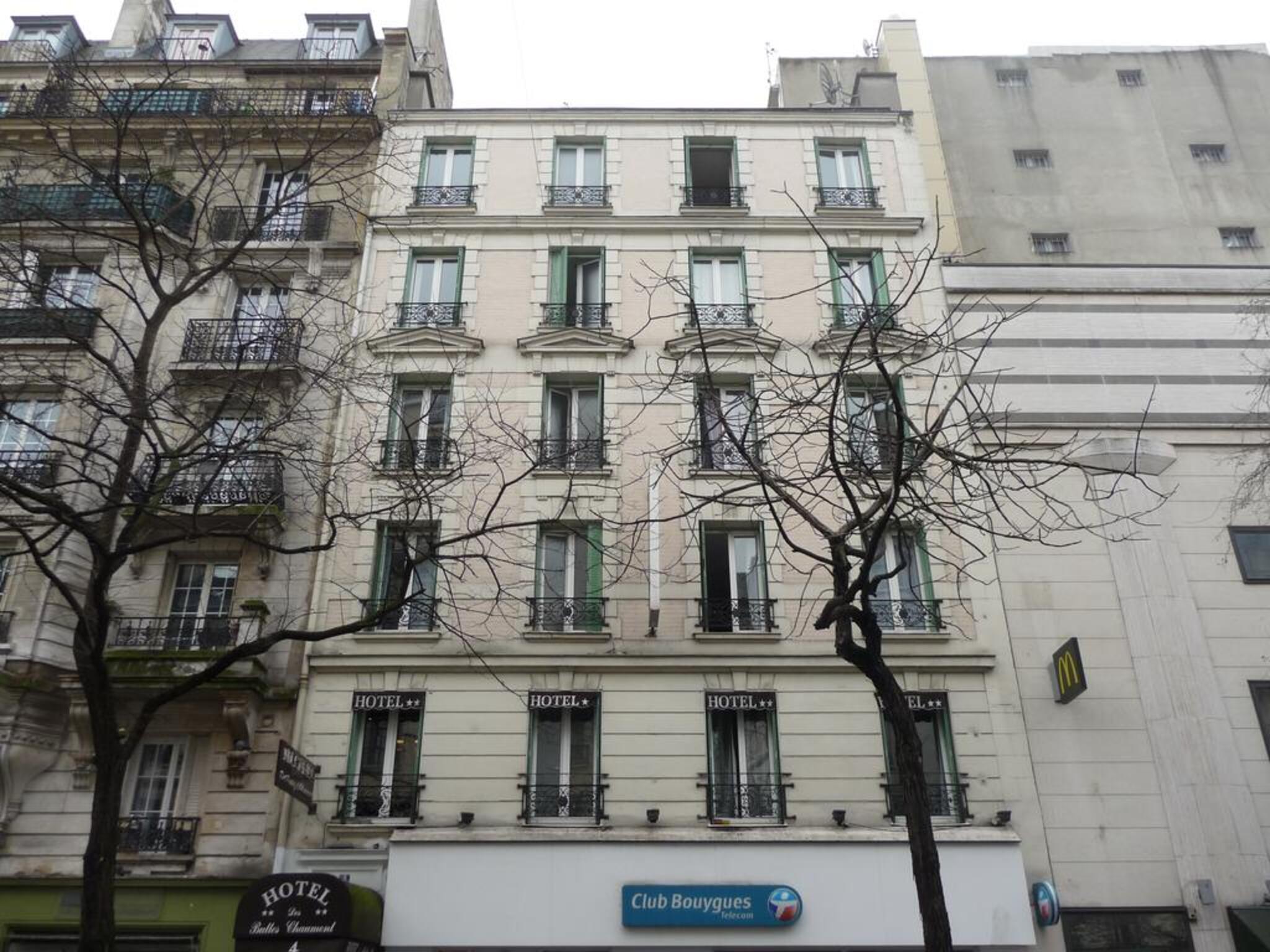 Hôtel des Buttes Chaumont Paris Exterior foto