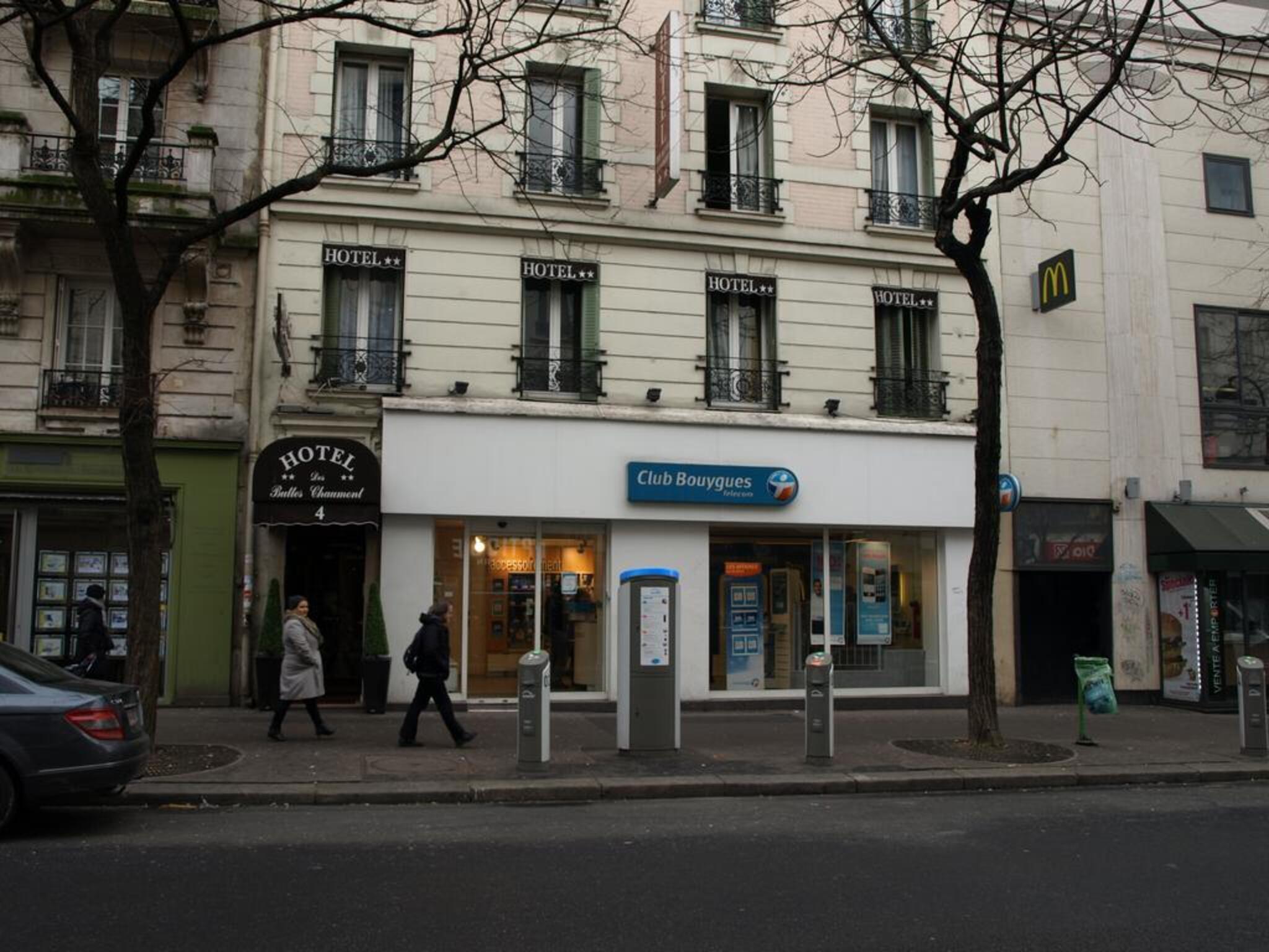 Hôtel des Buttes Chaumont Paris Exterior foto