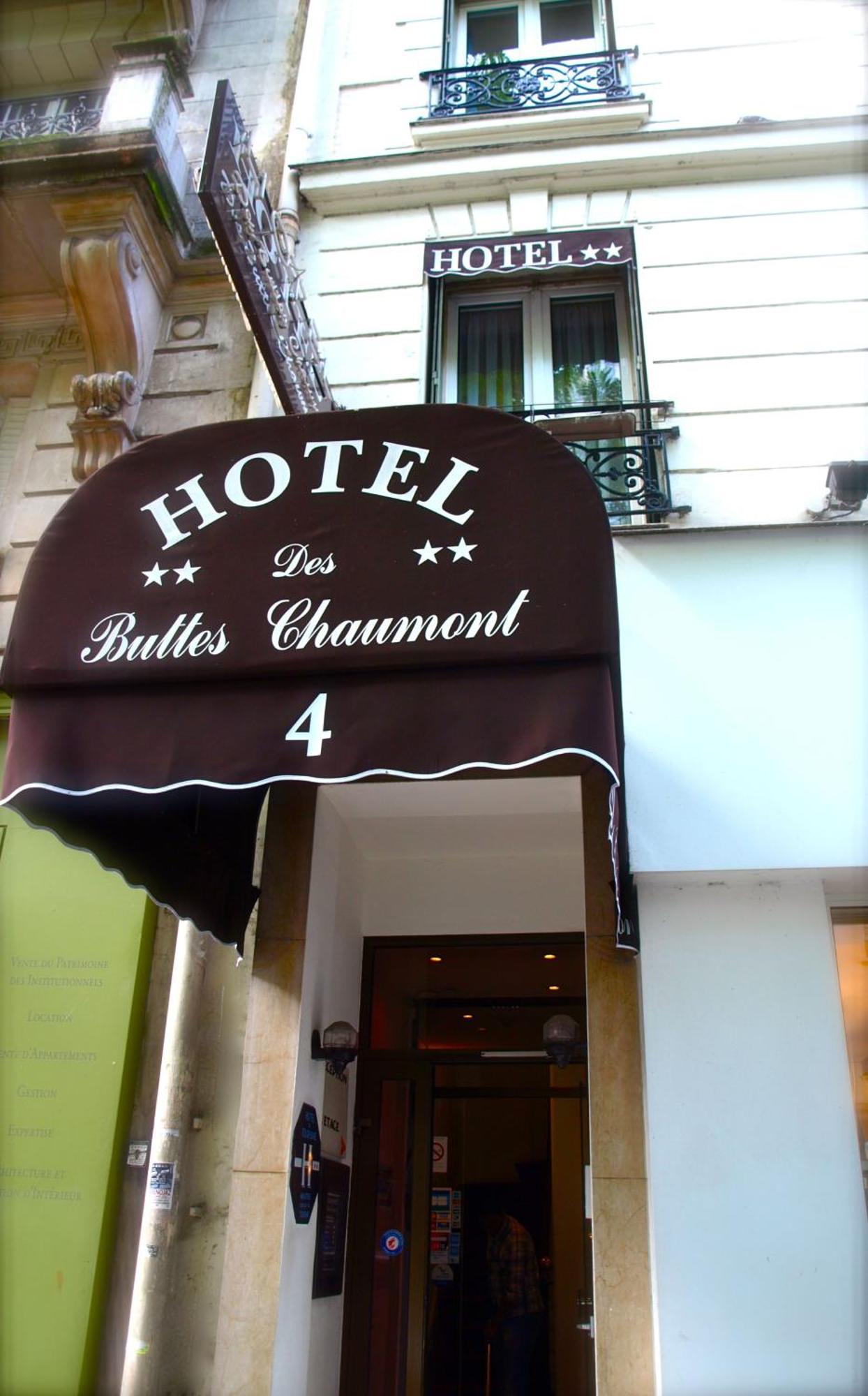 Hôtel des Buttes Chaumont Paris Exterior foto