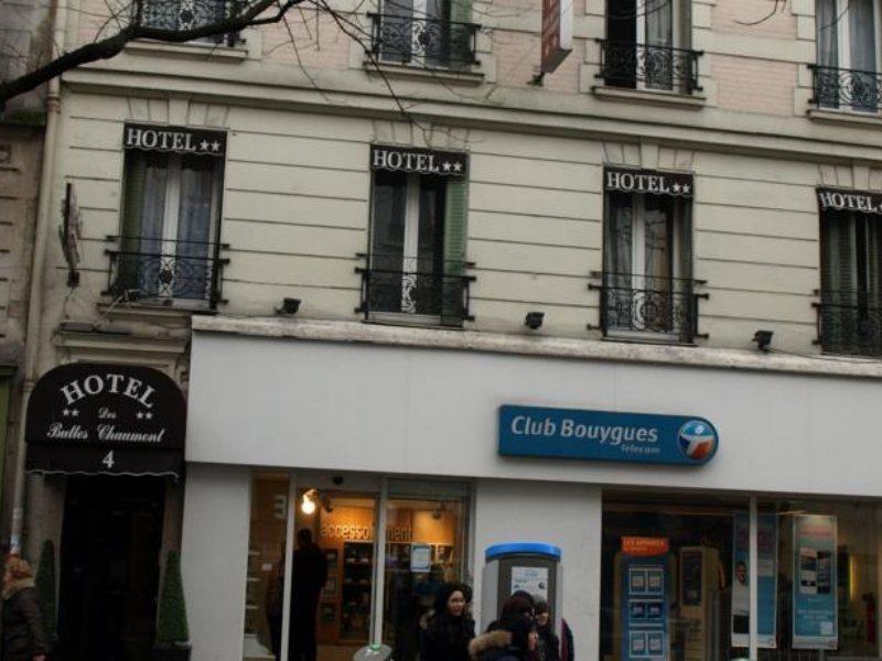 Hôtel des Buttes Chaumont Paris Exterior foto