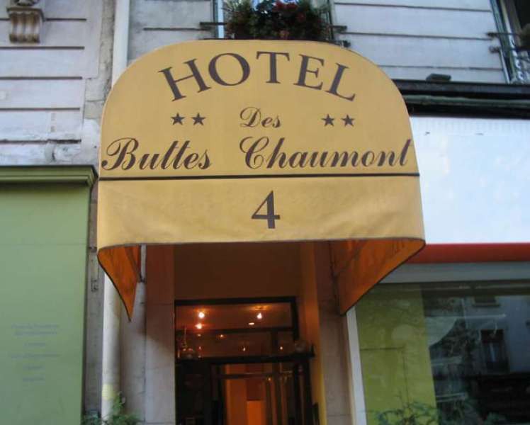 Hôtel des Buttes Chaumont Paris Exterior foto