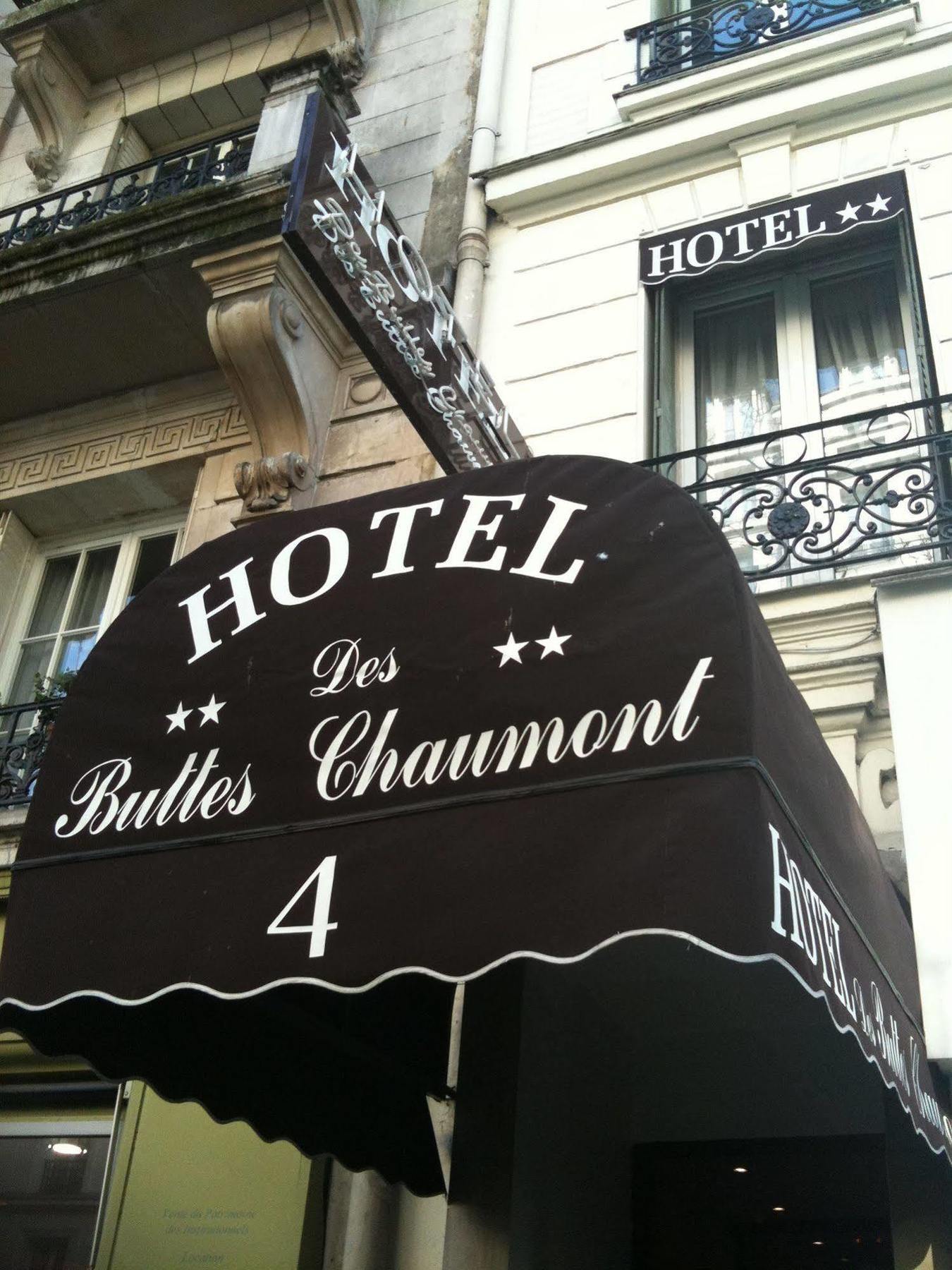 Hôtel des Buttes Chaumont Paris Exterior foto