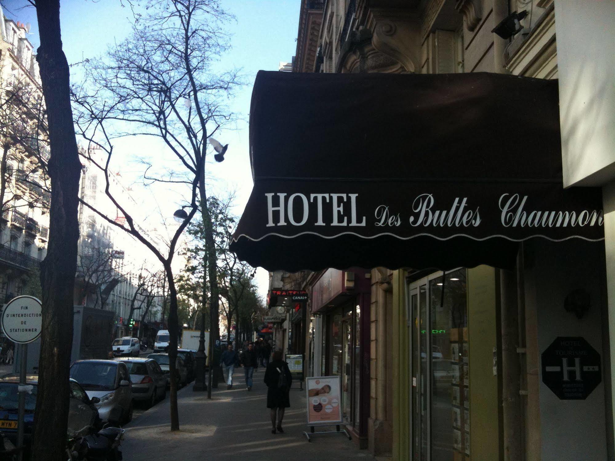 Hôtel des Buttes Chaumont Paris Exterior foto
